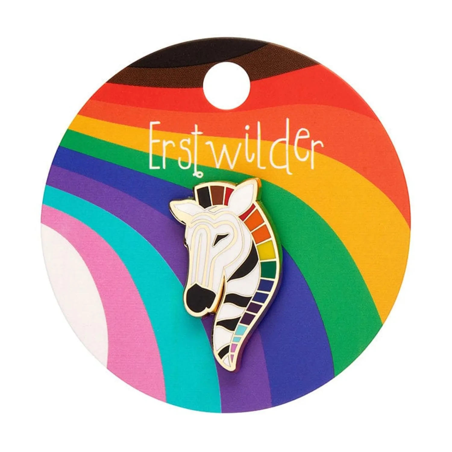Zelda The Zestful Zebra Enamel Pin^Erstwilder Clearance