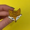 Zero Fox Given Enamel Pin^Erstwilder Clearance