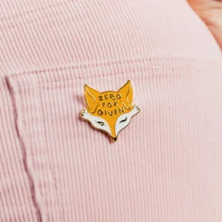 Zero Fox Given Enamel Pin^Erstwilder Clearance